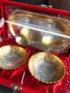 Gold Plated Dinnerware Set