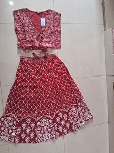 Price DROP ALERT Myntra Collection Red Lehenga Cho