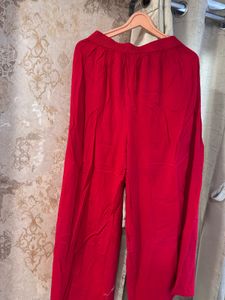 Brand New Trendy Tie- Knot High Waist Palazzo Pant