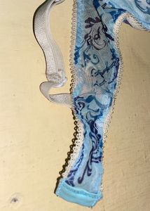 Blue Floral Bra