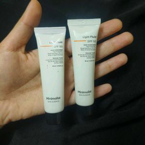 Minimalist SPF 50 Light Fluid Duo
