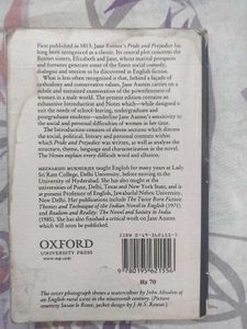 Pride &amp; Prejudice - Notes By Meena Mukherjee
