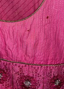 Pink Embroidered Kurta XXL