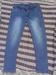 Navy Blue Denim Jeans