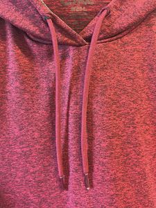 Maroon Short Sleeve Hoodie