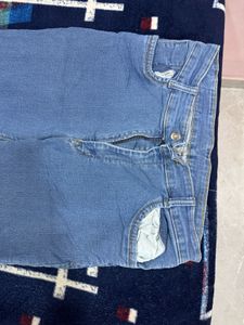 Stylish Light Wash Denim Jeans