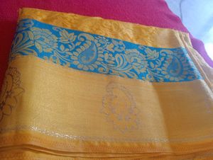 Golden Yellow Saree