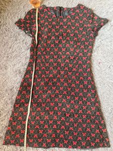 A Line Floral Dress