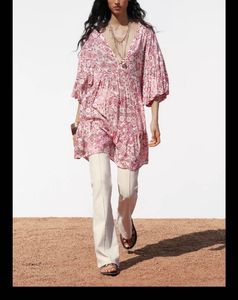 Zara Floral Print Mini Dress