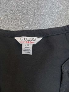 Guess Black Sleeveless Top