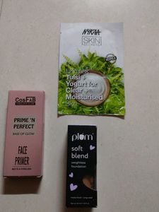 plum liquid foundation 130N + free korean face mas