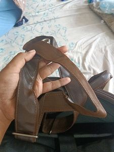 Dark Brown Leather Laptop bag