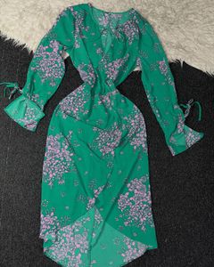H&amp;M Floral Green Dress