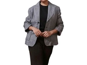 Gray Blazer Jacket