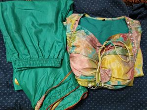 Never Used ,Chinon Fabric Alia Cut Kurta Set