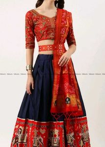 Elegant Lehenga Choli Set (Unstitched)