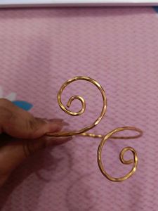 Gold Upper Arm Cuff Bracelet ✨ Asthetic