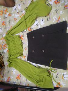 Off Shoulder Top With Skirt