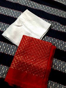 Rose& Silver blouse material