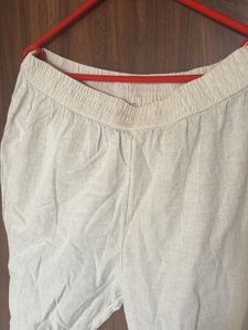 Comfortable Beige Casual Pants