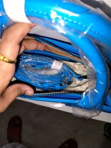 Allen Solly Blue Small Handbag