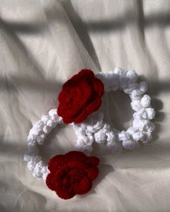 Crochet Flower Gajra Set