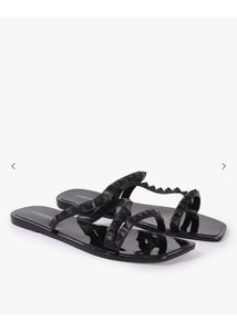 Fyre Rose Studded Jelly Sandals