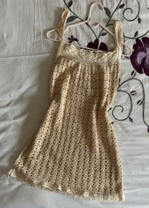 Crochet Mini Dress