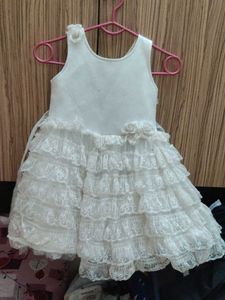 Cute White Frock Dress