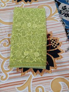 Green Embroidered Kurta Set