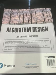 Algorithm Design Textbook