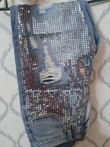Sequin Denim