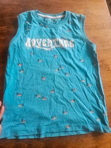 Sleeveless Cotton Tshirt