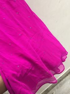 Heavy Fuchsia Pink Punjabi Suit Set