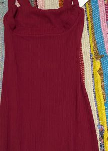 Red Bodycon Midi Dress