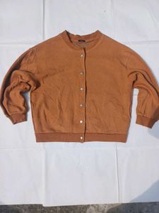 🤎Brown Button-Down Jacket ( L 23 B 21)