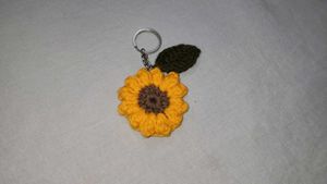 Sunflower Keychain