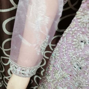 Elegant Lavender Kurta Set
