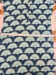 Blue Cotton Kurta