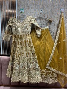 Today 🎁Buy Any Heavy Gown With Lehenga &amp; Dupatta