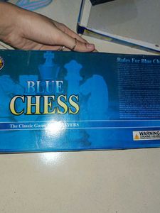 Blue Chess Set