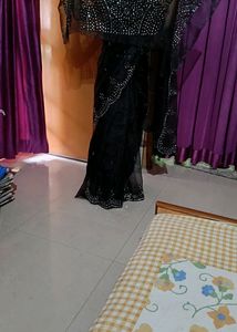 I Am Selling Orgenja Mirror Work Saree