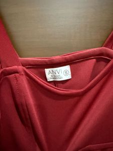 Red Corset Top - Small Size