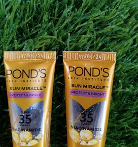 4 Pcs Ponds Gel Sunscreen