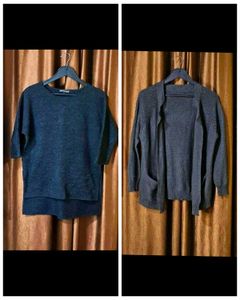 Combo Of 2,  Sweater n A Shrug with pockets Siz