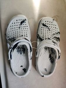 Sporty White Clogs