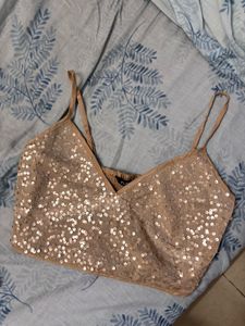 Golden Sequin Blouse