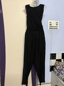 Vero Moda Branded Black Jumpsuit - Size L