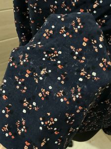 GINA XL navy blue shirt top for women