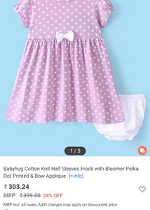 Babyhug Girls Frock 3-6M